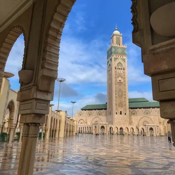 La mezquita Hassan II, Casablanca