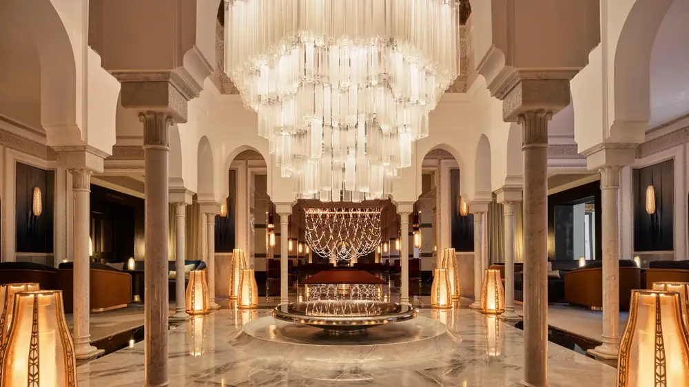 Gran vestíbulo de La Mamounia, Marrakech
