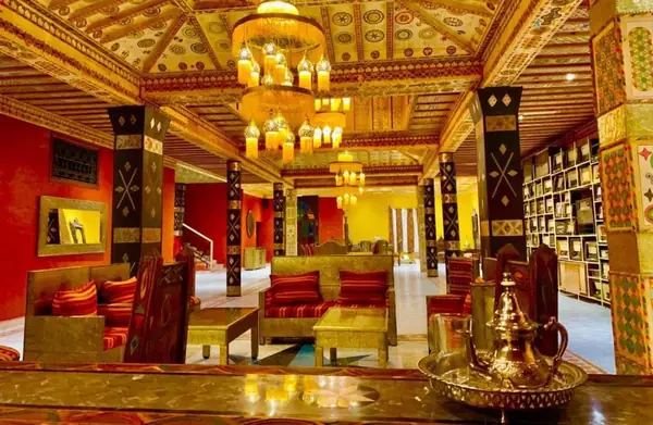 Espacio de recepción de un hotel asociado, Merzouga & Erfoud
