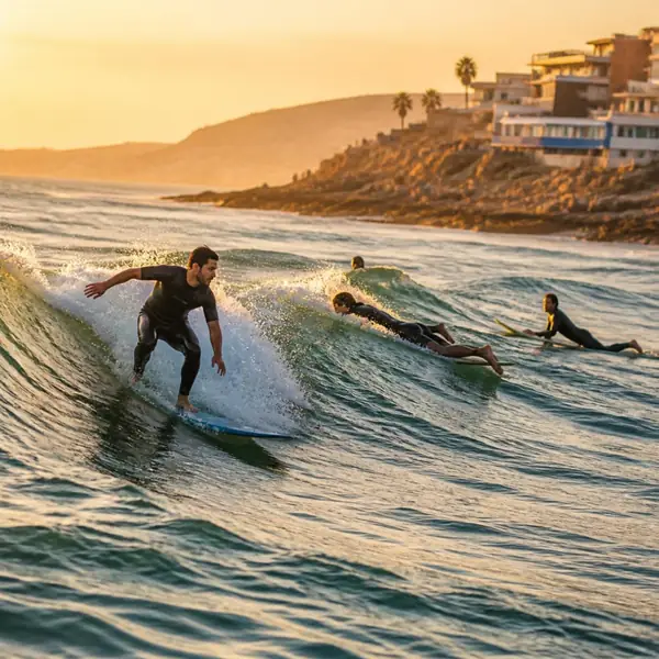 Los spots de surf, Taghazout